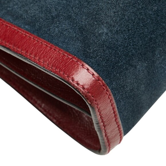 GUCCI Red Leather Shoulder Bag - Picture 7 of 14